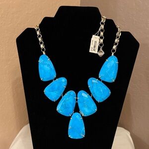 Kendra Scott Harlow Turquoise Necklace BEAUTIFUL and BRAND NEW with TAGS